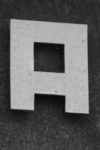 The Letter a_9 - NYC - Black & White