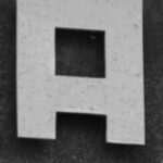 The Letter a_9 - NYC - Black & White