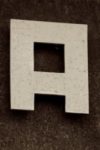 The Letter a_9 - NYC - Sepia Tone