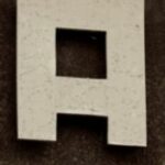 The Letter a_9 - NYC - Sepia Tone