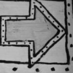 The Symbol arrow - Black & White - A&S