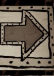 The Symbol arrow - Sepia Tone - A&S
