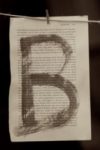 The Letter b_13 - London - Sepia Tone