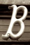 The Letter b_3 - London - Sepia Tone