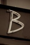 The Letter b_4 - PARIS - Sepia Tone