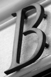 The Letter b_5 - London - Black & White