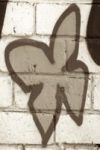 The Symbol butterfly - Sepia Tone - A&S