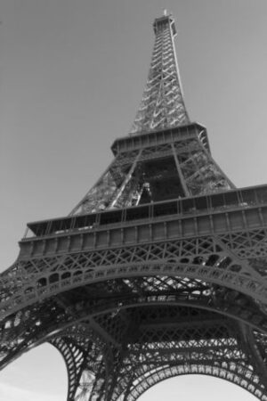 PARIS - Alphabet Letters Black & White