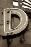 The Letter d_13 - London - Sepia Tone