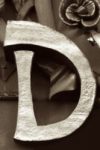 The Letter d_14 - London - Sepia Tone