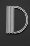 The Letter d_1 - NYC - Black & White