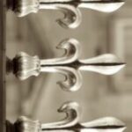 The Letter e_12 - London - Sepia Tone