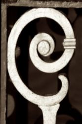 The Letter e_14 - London - Sepia Tone