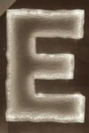 The Letter e_21 - London - Sepia Tone