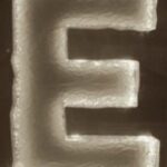 The Letter e_21 - London - Sepia Tone