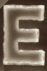 The Letter e_21 - London - Sepia Tone