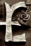 The Letter e_22 - London - Sepia Tone
