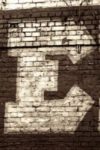 The Letter e_23 - London - Sepia Tone