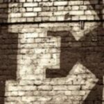 The Letter e_23 - London - Sepia Tone