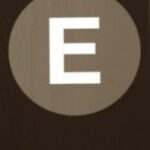 The Letter e_2 - NYC - Sepia Tone