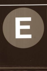 The Letter e_2 - NYC - Sepia Tone