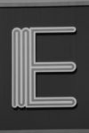 The Letter e_5 - NYC - Black & White