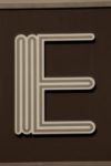 The Letter e_6 - NYC - Sepia Tone