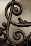 The Letter e_7 - PARIS - Sepia Tone