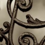 The Letter e_7 - PARIS - Sepia Tone