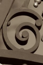 The Letter g_11 - London - Sepia Tone