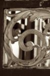 The Letter g_11 - PARIS - Sepia Tone