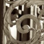 The Letter g_11 - PARIS - Sepia Tone