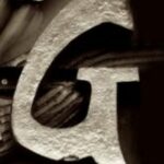 The Letter g_13 - London - Sepia Tone