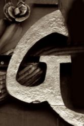 The Letter g_13 - London - Sepia Tone