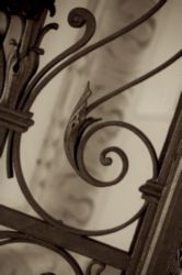The Letter g_5 - PARIS - Sepia Tone