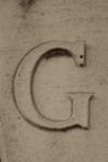 The Letter g_8 - London - Sepia Tone