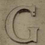 The Letter g_8 - London - Sepia Tone