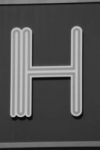 The Letter h_1 - NYC - Black & White