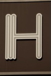 The Letter h_1 - NYC - Sepia Tone