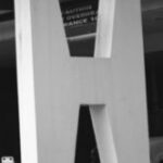 The Letter h_4 - NYC - Black & White