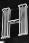 The Letter h_7 - NYC - Black & White