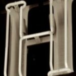 The Letter h_7 - NYC - Sepia Tone