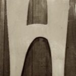 The Letter h_p_333_p_s - Sepia Tone