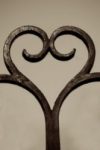 The Letter heart_1 - PARIS - Sepia Tone