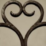 The Letter heart_1 - PARIS - Sepia Tone