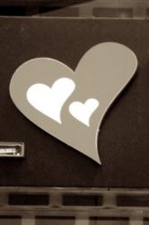 The Letter heart_2 - London - Sepia Tone