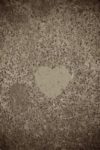 The Letter heart_2 - PARIS - Sepia Tone