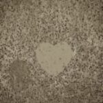 The Letter heart_2 - PARIS - Sepia Tone