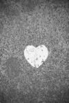 The Letter heart_2 - PARIS - Black & White