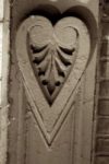 The Letter heart_3 - NYC - Sepia Tone